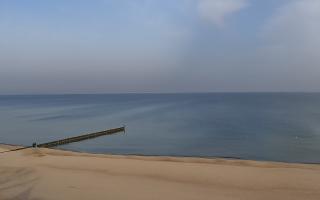 Mielno - widok na plażę zachód - 08-03-2026 07:52