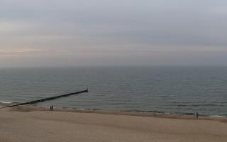Mielno - widok na plażę zachód - 15-03-2026 16:05