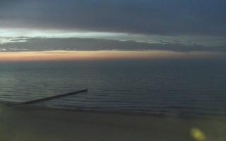 Mielno - widok na plażę zachód - 15-03-2026 17:45