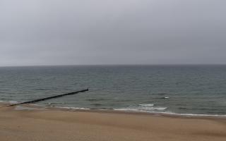 Mielno - widok na plażę zachód - 17-03-2026 09:39