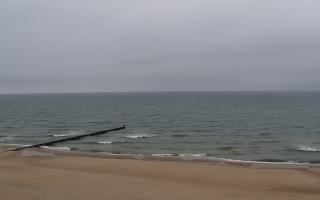 Mielno - widok na plażę zachód - 17-03-2026 09:54