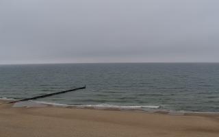 Mielno - widok na plażę zachód - 17-03-2026 10:10