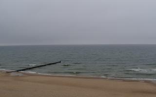 Mielno - widok na plażę zachód - 17-03-2026 10:18