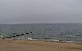 Mielno - widok na plażę zachód - 17-03-2026 11:27