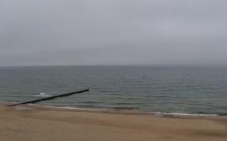 Mielno - widok na plażę zachód - 17-03-2026 11:35