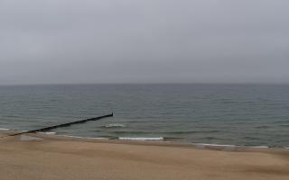 Mielno - widok na plażę zachód - 17-03-2026 11:43