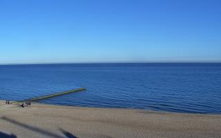 Mielno - widok na plażę zachód - 21-03-2026 06:34