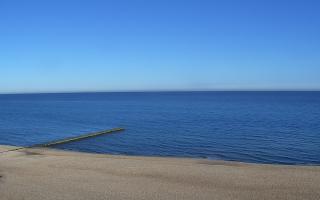 Mielno - widok na plażę zachód - 21-03-2026 07:05
