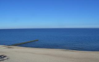 Mielno - widok na plażę zachód - 21-03-2026 07:59