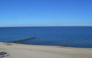 Mielno - widok na plażę zachód - 21-03-2026 08:07