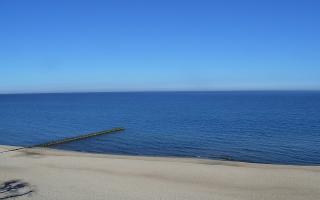 Mielno - widok na plażę zachód - 21-03-2026 08:15