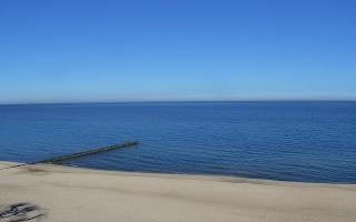 Mielno - widok na plażę zachód - 21-03-2026 08:30