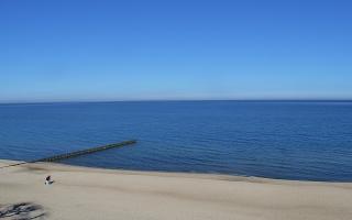 Mielno - widok na plażę zachód - 21-03-2026 08:38