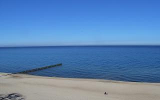 Mielno - widok na plażę zachód - 21-03-2026 08:53