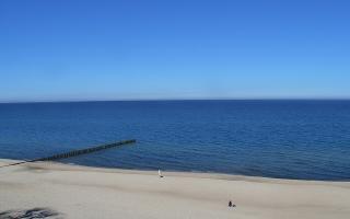 Mielno - widok na plażę zachód - 21-03-2026 09:16