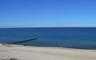 Mielno - widok na plażę zachód - 21-03-2026 09:47