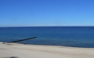 Mielno - widok na plażę zachód - 21-03-2026 09:55