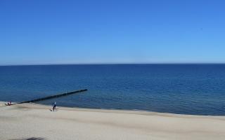 Mielno - widok na plażę zachód - 21-03-2026 10:03