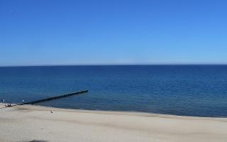 Mielno - widok na plażę zachód - 21-03-2026 10:10