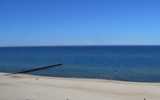 Mielno - widok na plażę zachód - 21-03-2026 10:26