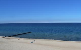 Mielno - widok na plażę zachód - 21-03-2026 11:04