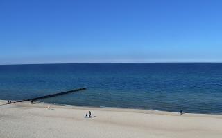 Mielno - widok na plażę zachód - 21-03-2026 11:12