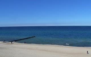 Mielno - widok na plażę zachód - 21-03-2026 11:28
