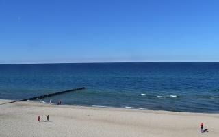 Mielno - widok na plażę zachód - 21-03-2026 12:06