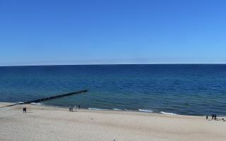 Mielno - widok na plażę zachód - 21-03-2026 12:14