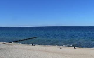 Mielno - widok na plażę zachód - 21-03-2026 12:29