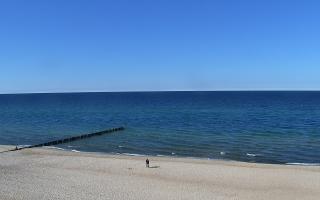 Mielno - widok na plażę zachód - 21-03-2026 12:53