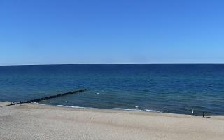 Mielno - widok na plażę zachód - 21-03-2026 13:00