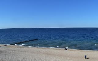 Mielno - widok na plażę zachód - 21-03-2026 13:16