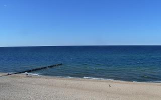 Mielno - widok na plażę zachód - 21-03-2026 13:31