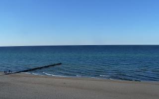 Mielno - widok na plażę zachód - 21-03-2026 13:39