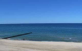 Mielno - widok na plażę zachód - 28-04-2026 11:14