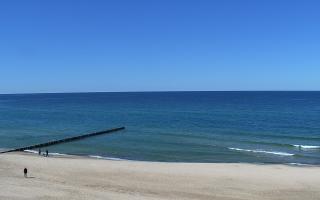 Mielno - widok na plażę zachód - 28-04-2026 12:00