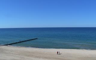 Mielno - widok na plażę zachód - 28-04-2026 13:09