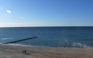 Mielno - widok na plażę zachód - 28-04-2026 16:15