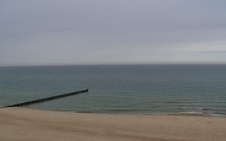 Mielno - widok na plażę zachód - 05-05-2026 07:45