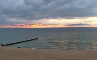 Mielno - widok na plażę zachód - 07-06-2026 19:23