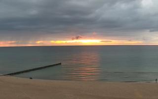 Mielno - widok na plażę zachód - 07-06-2026 19:46