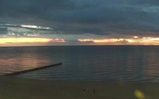 Mielno - widok na plażę zachód - 07-06-2026 20:25