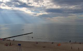 Mielno - widok na plażę zachód - 19-06-2026 16:26