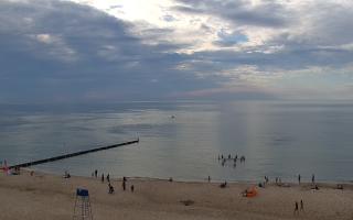 Mielno - widok na plażę zachód - 19-06-2026 16:42