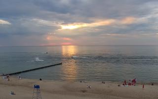 Mielno - widok na plażę zachód - 19-06-2026 18:45