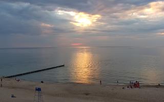 Mielno - widok na plażę zachód - 19-06-2026 19:01