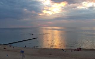 Mielno - widok na plażę zachód - 19-06-2026 19:09