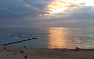 Mielno - widok na plażę zachód - 19-06-2026 19:16