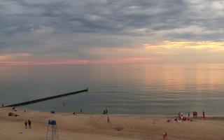 Mielno - widok na plażę zachód - 19-06-2026 19:47